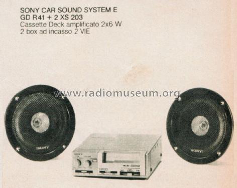 Car Sound System E; Sony Corporation; (ID = 2703380) Misc