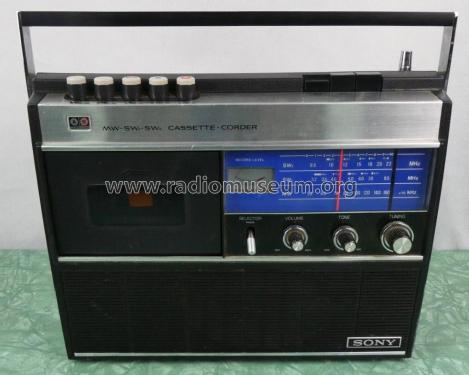 Cassette-Corder CF-250S; Sony Corporation; (ID = 2780425) Radio