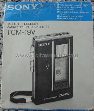 Cassette-Corder TCM-19V; Sony Corporation; (ID = 2690054) Sonido-V