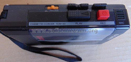 Cassette-Corder TCM-33; Sony Corporation; (ID = 2933734) R-Player