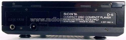 SONY COMPACT PLAYER D-5 ジャンク扱い-