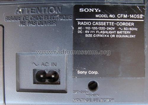 CFM-140SII ; Sony Corporation; (ID = 2329423) Radio