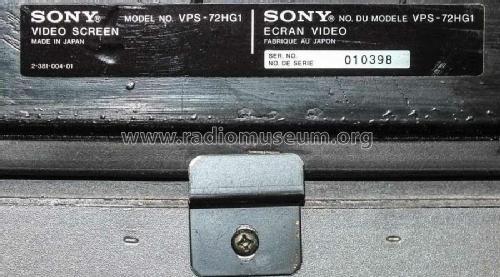 Color Video Projector KP-7200; Sony Corporation; (ID = 2590533) Television