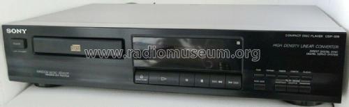 Compact Disc Player CDP-309; Sony Corporation; (ID = 2466979) Reg-Riprod