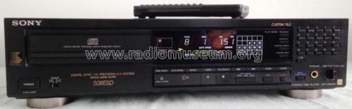 Compact Disc Player CDP-508ESD; Sony Corporation; (ID = 2471863) Reg-Riprod