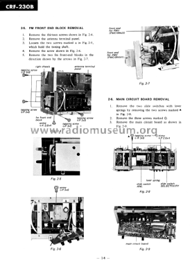 CRF-230 B; Sony Corporation; (ID = 2967899) Radio