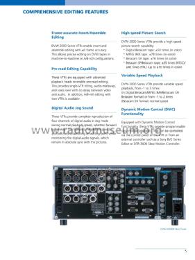 Digital Betacam Videocassette Recorder DVW-M2000P; Sony Corporation; (ID = 3098587) R-Player