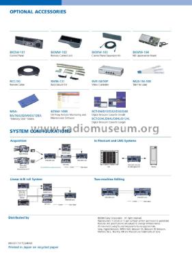 Digital Betacam Videocassette Recorder DVW-M2000P; Sony Corporation; (ID = 3098590) R-Player