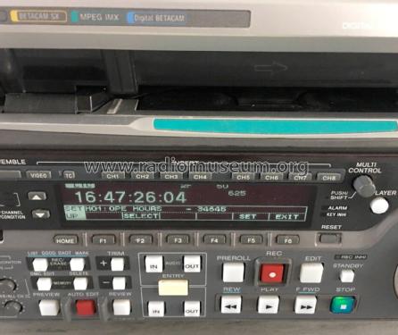 Digital Videocassette Recorder - MPEG IMX MSW-M2000P; Sony Corporation; (ID = 3116835) R-Player