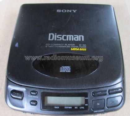 Discman Compact Disc Compact Player D-101; Sony Corporation; (ID = 3042918) R-Player