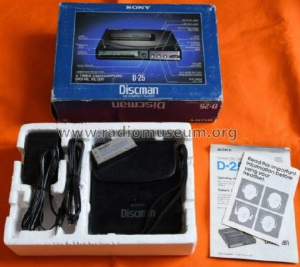 Discman D-25; Sony Corporation; (ID = 2472977) R-Player