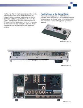 Betacam SX Video Cassette Player DNW-65; Sony Corporation; (ID = 3094050) R-Player