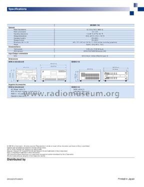 Digital Video Hybrid Recorder, Betacam SX DNW-A100; Sony Corporation; (ID = 3094801) R-Player