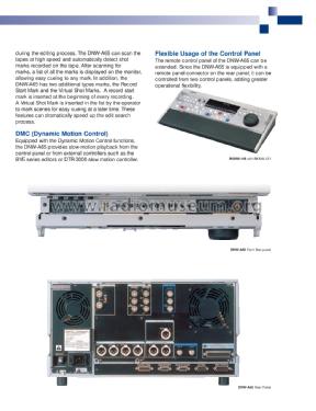 Betacam SX Video Cassette Player DNW-A65; Sony Corporation; (ID = 3094056) R-Player