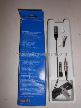 Electret Condenser Microphone ECM-16T; Sony Corporation; (ID = 2288159) Micrófono/PU