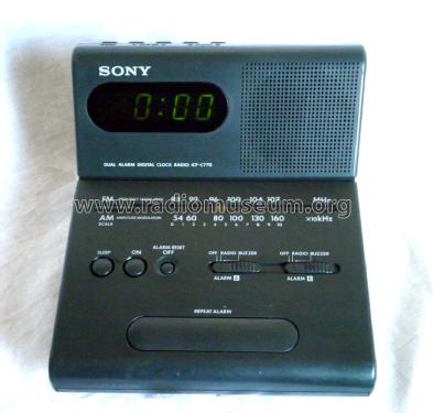 Dual Alarm Digital Clock Radio ICF-C770; Sony Corporation; (ID = 3020028) Radio