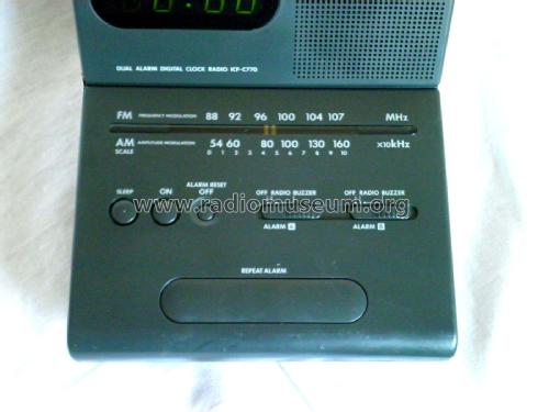 Dual Alarm Digital Clock Radio ICF-C770; Sony Corporation; (ID = 3020034) Radio