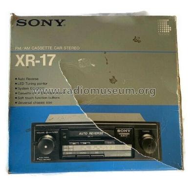 FM/AM Cassette Car Stereo XR-17; Sony Corporation; (ID = 2860904) Radio