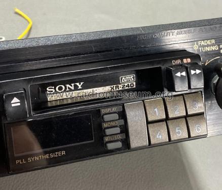 FM/AM Cassette Car Stereo XR-240; Sony Corporation; (ID = 2839597) Car Radio