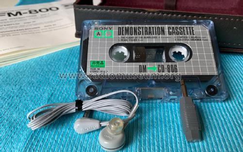 FM/AM Cassette-Corder CFM-800; Sony Corporation; (ID = 2616930) Radio