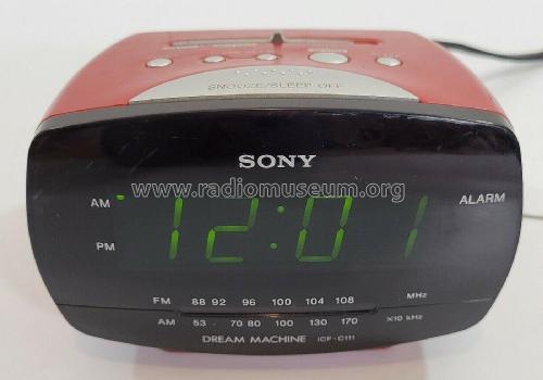 FM/AM Clock Radio Dream Machine ICF-C111; Sony Corporation; (ID = 2857105) Radio