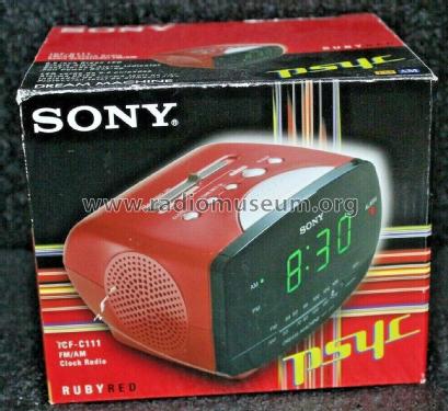 FM/AM Clock Radio Dream Machine ICF-C111; Sony Corporation; (ID = 2857114) Radio