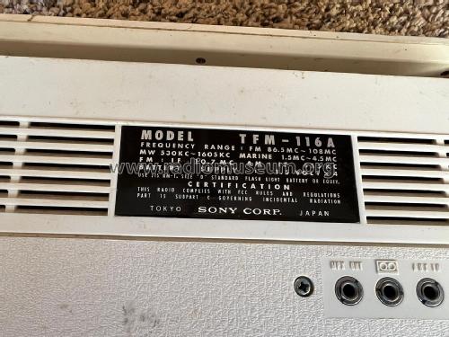 FM/AM Three Band 11 Transistor TFM-116A; Sony Corporation; (ID = 2860355) Radio