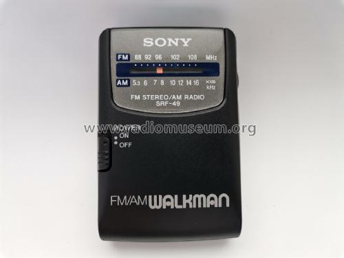 FM/AM Walkman SRF-49; Sony Corporation; (ID = 3008292) Radio