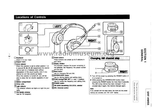 FM/AM Walkman SRF-HM55; Sony Corporation; (ID = 2325608) Radio