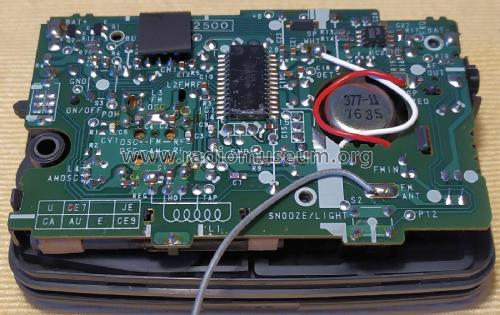 FM/AM World Time Clock Radio ICF-C2500; Sony Corporation; (ID = 2708612) Radio