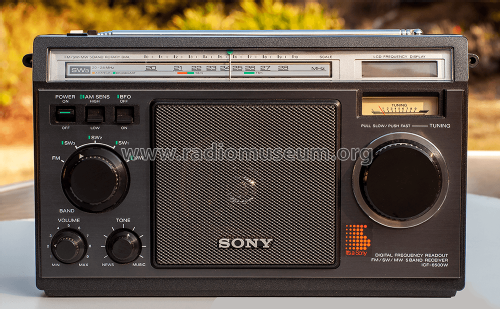 FM/SW/MW 5 Band Receiver ICF-6500W Radio Sony Corporation 