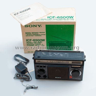 FM/SW/MW 5 Band Receiver ICF-6500W; Sony Corporation; (ID = 2683814) Radio