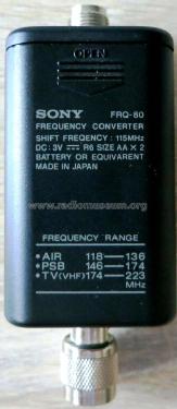 Frequency Converter FRQ-80; Sony Corporation; (ID = 2584817) Adapteur