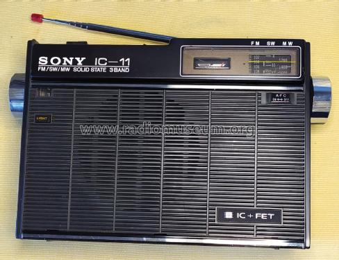 IC-11 3Band IC+FET ICF-110W Radio Sony Corporation; Tokyo, build 