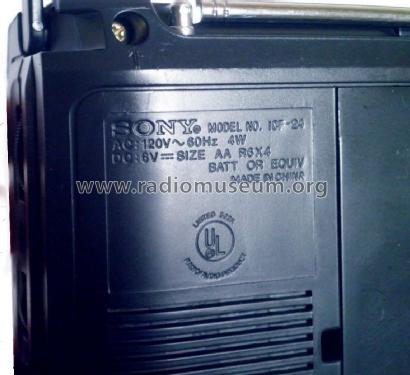 ICF-24; Sony Corporation; (ID = 2900595) Radio