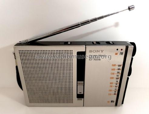 ICF-7500W; Sony Corporation; (ID = 3105818) Radio