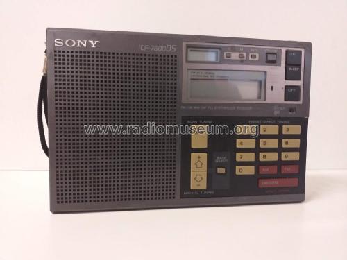 ICF-7600DS Radio Sony Corporation; Tokyo, build 1987– |Radiomuseum.org