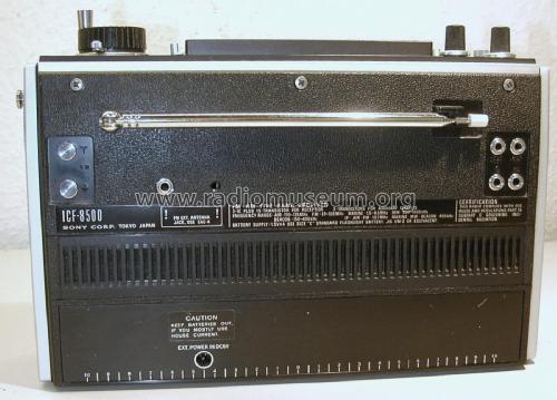 FM-AM Solid State Five Band Receiver ICF-8500; Sony Corporation; (ID = 2479533) Radio