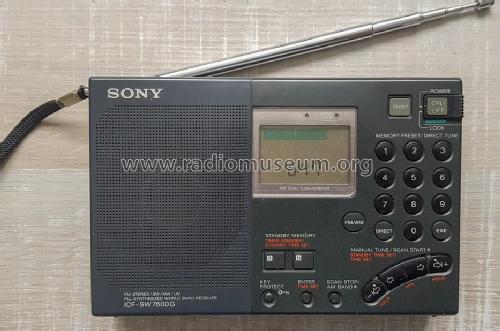 ICF-SW7600G Radio Sony Corporation; Tokyo, build 1994, 35 pictures 