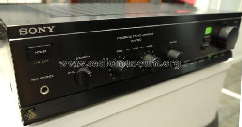 Integrated Stereo Amplifier TA-F100; Sony Corporation; (ID = 2537770) Ampl/Mixer