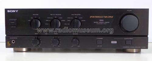 Integrated Stereo Amplifier TA-F210; Sony Corporation; (ID = 2683981) Ampl/Mixer