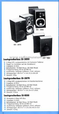 Lautsprecher-Box SS-1050; Sony Corporation; (ID = 2807315) Speaker-P