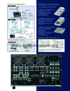 Video Disk Recorder MAV-777; Sony Corporation; (ID = 3098981) R-Player