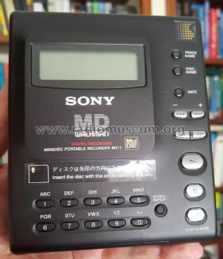 MD Walkman MiniDisc Portable Recorder MZ-1; Sony Corporation; (ID = 2536912) Sonido-V