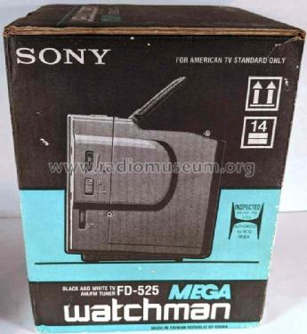 Mega Watchman FD-525; Sony Corporation; (ID = 2587518) TV-Radio