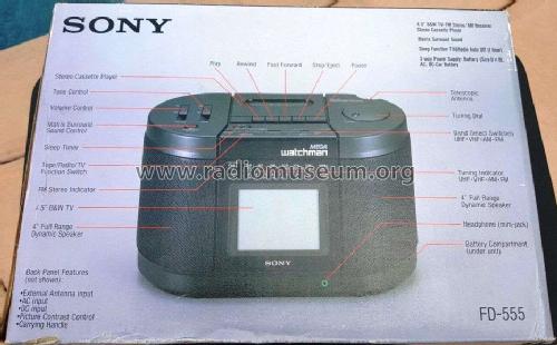 Mega Watchman FD-555; Sony Corporation; (ID = 2585739) Fernseh-R