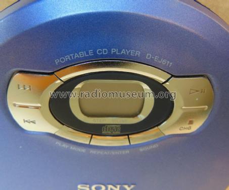 Portable CD Player D-EJ611; Sony Corporation; (ID = 2953466) Enrég.-R