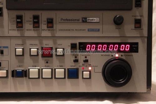 Professional U-Matic H Videocassette Recorder BVU-820P; Sony Corporation; (ID = 2323153) R-Player