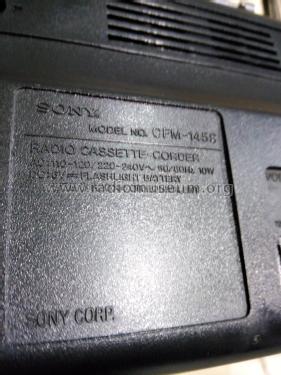 Radio Cassette-Corder CFM-145S; Sony Corporation; (ID = 2326223) Radio