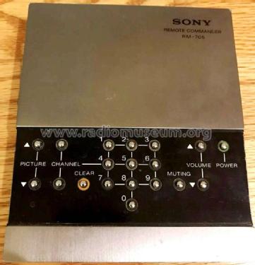 Remote Commander RM-705; Sony Corporation; (ID = 2583700) Kit